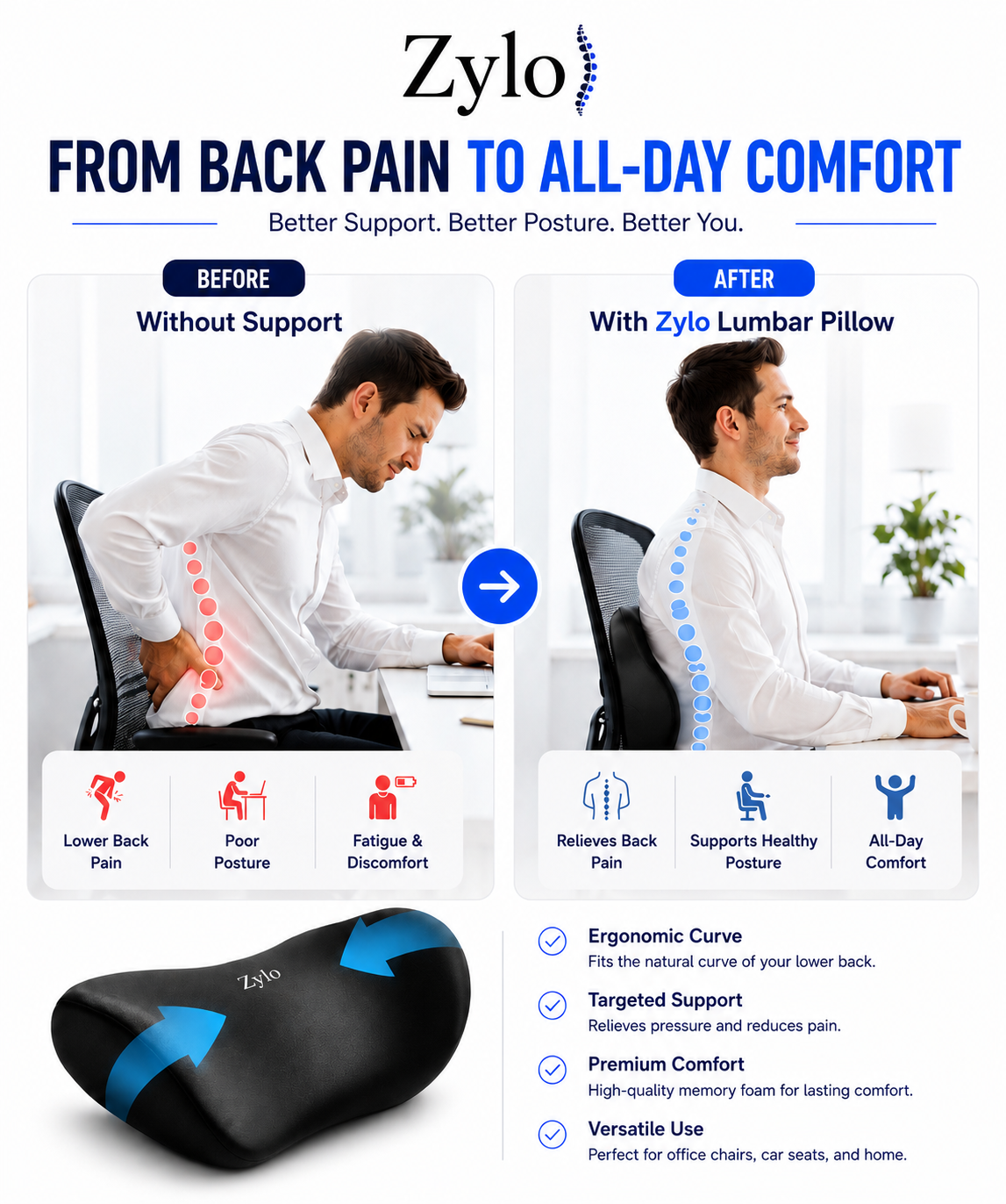 LumbarCloud Cushion