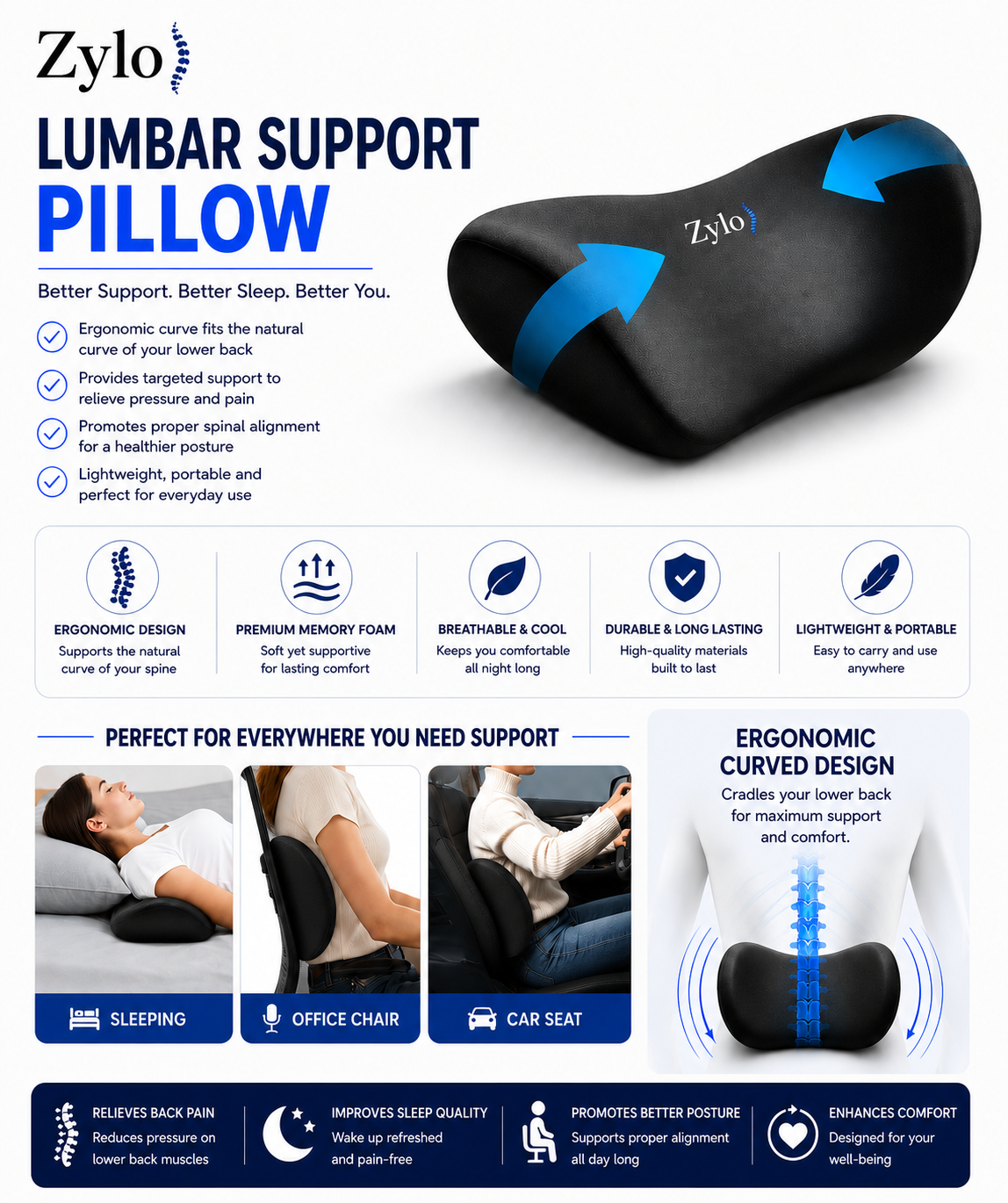 LumbarCloud Cushion