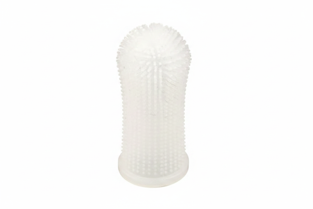 Pet Finger Toothbrush White Background