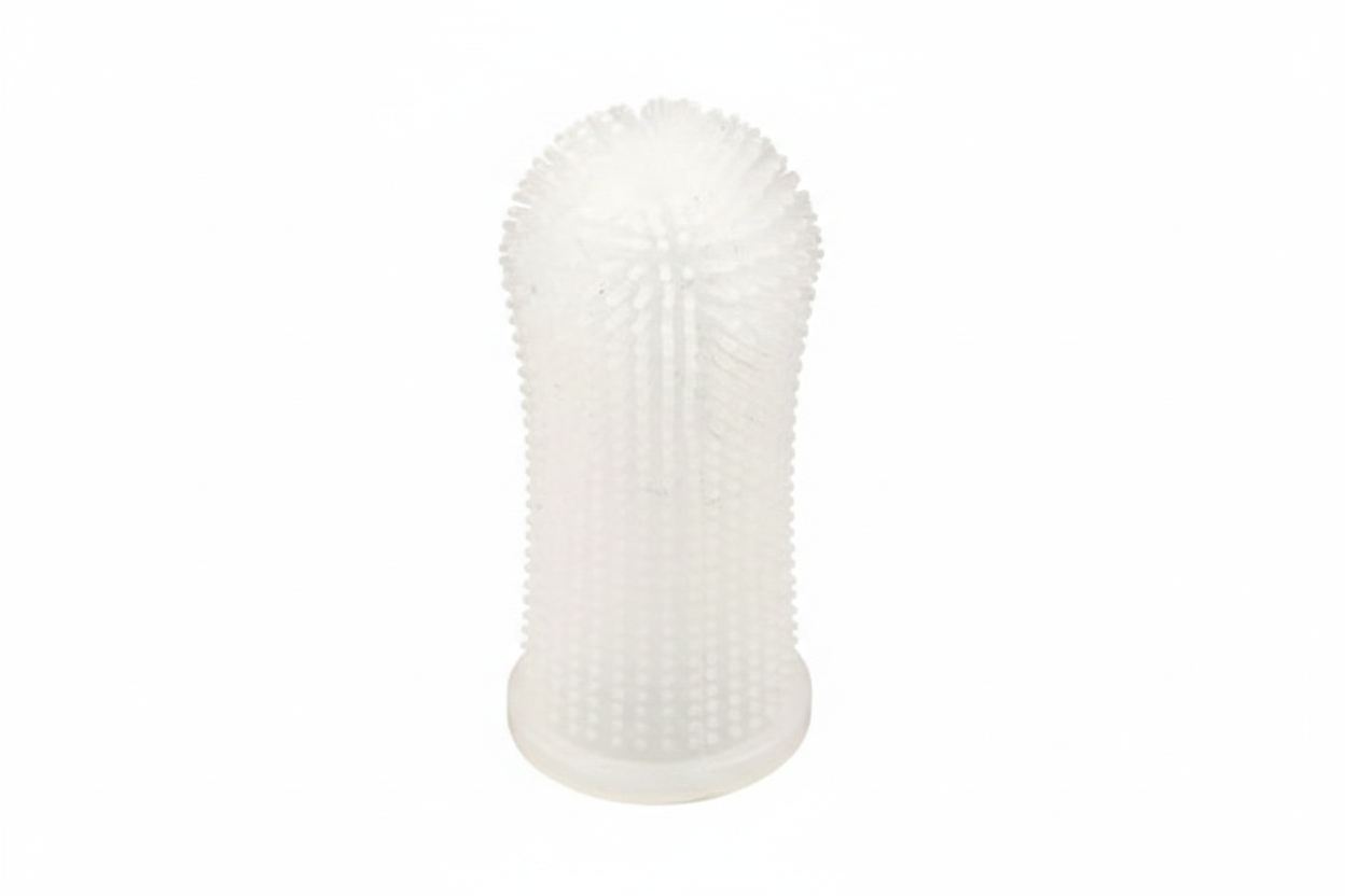 Pet Finger Toothbrush White Background