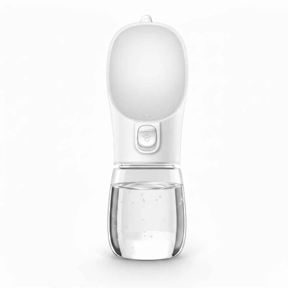 Pet Water Bottle - Full White Background
